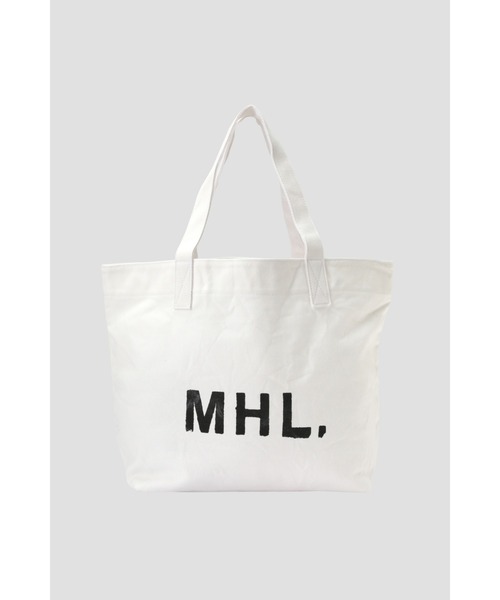 MHL トートバッグ MHL. 「MHL.」 トートバッグ FREE ホワイト レディース
