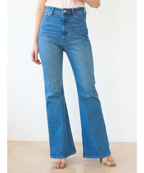 SNIDEL ブーツカットデニム 25SS サイズ0 SNIDEL 「SNIDEL」 ブーツカットデニムパンツ 0 ブルー