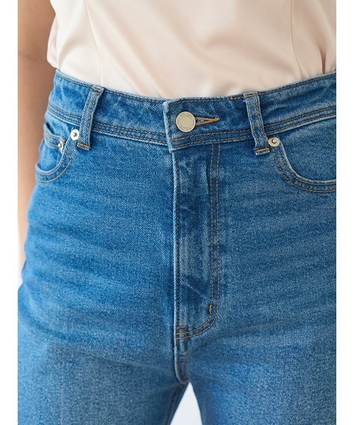 SNIDEL 「SNIDEL」 ブーツカットデニムパンツ 0 ブルー