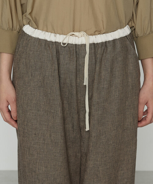 コムサ（COMME CA）/リネンコットン パンツ COMME CA（コムサ） パンツ リネンコットン パンツ レディース