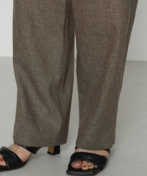 COMME CA（コムサ） パンツ リネンコットン パンツ レディース