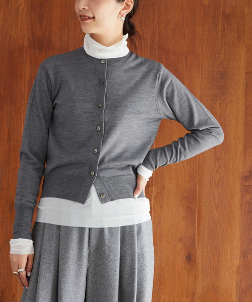 VERMEIL par iena（ヴェルメイユパーイエナ） ニットカーディガン FREE