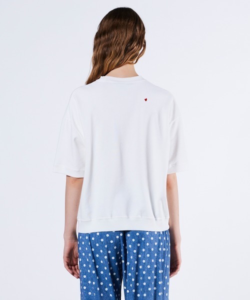 DOUBLE STANDARD CLOTHING ニット セーター ベアプリント裏毛
