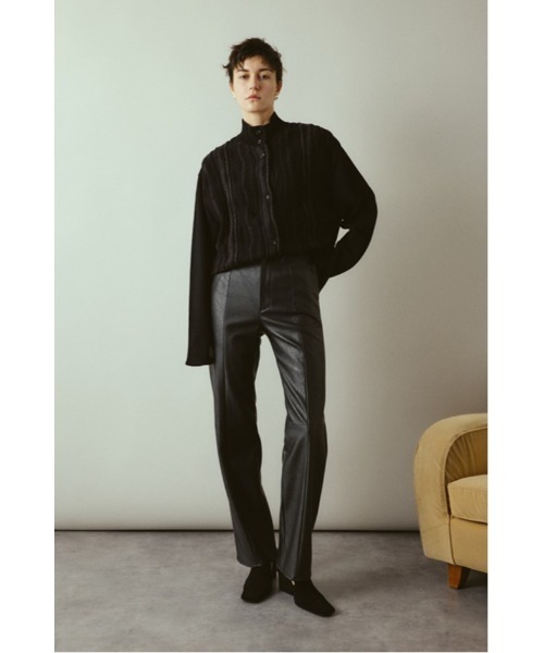 RIM.ARK カーディガン Different surfaces knit CD ディファレント