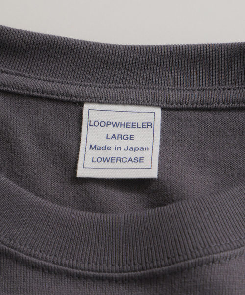 LOOPWHEELER（ループウィラー） tシャツ LOOPWHEELER for LOWERCASE