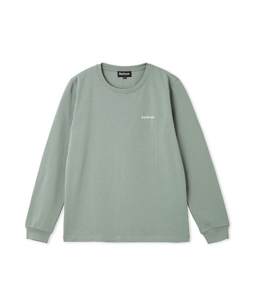 Barbour（バブアー） tシャツ ワンポイント ロゴ ロングスリーブT 