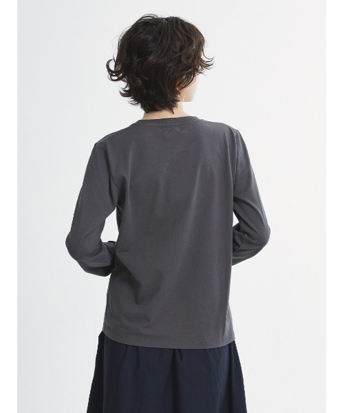Barbour（バブアー） tシャツ ワンポイント ロゴ ロングスリーブT