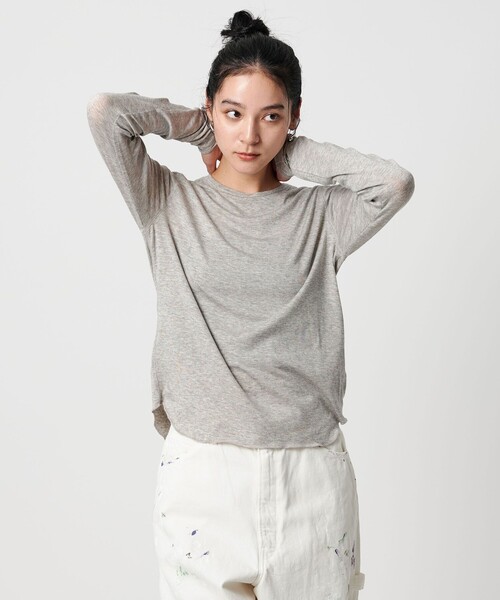 tシャツ セルロースウールブレンド クルーネックカットソー レディース | BEAUTY＆YOUTH UNITED ARROWS | 03