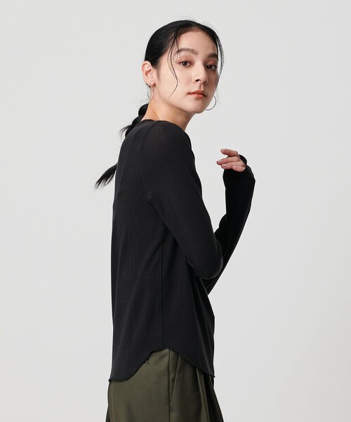 tシャツ セルロースウールブレンド クルーネックカットソー レディース | BEAUTY＆YOUTH UNITED ARROWS | 02