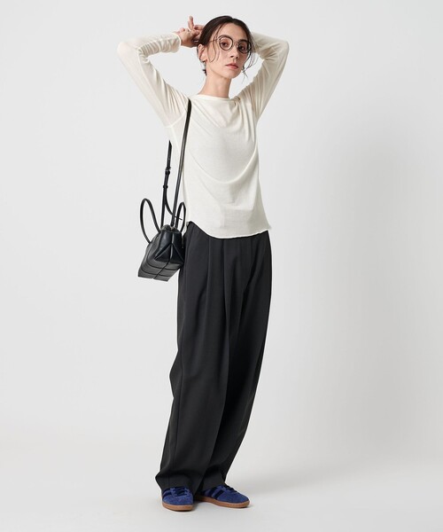 tシャツ セルロースウールブレンド クルーネックカットソー レディース | BEAUTY＆YOUTH UNITED ARROWS | 12