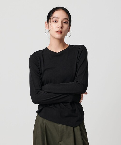 tシャツ セルロースウールブレンド クルーネックカットソー レディース | BEAUTY＆YOUTH UNITED ARROWS | 14