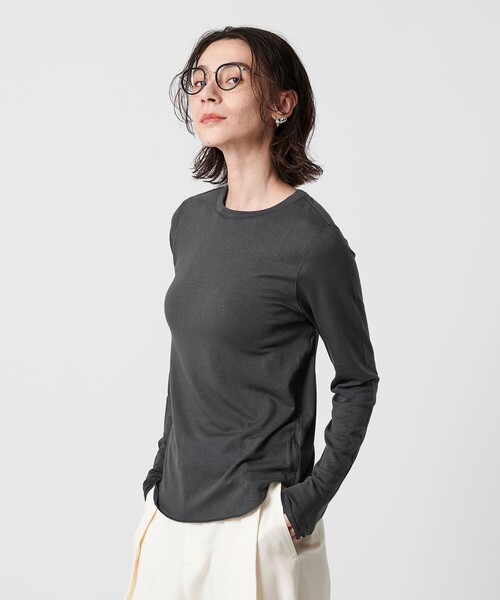 tシャツ セルロースウールブレンド クルーネックカットソー レディース | BEAUTY＆YOUTH UNITED ARROWS | 21