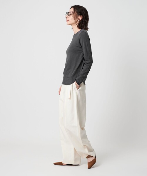 tシャツ セルロースウールブレンド クルーネックカットソー レディース | BEAUTY＆YOUTH UNITED ARROWS | 22