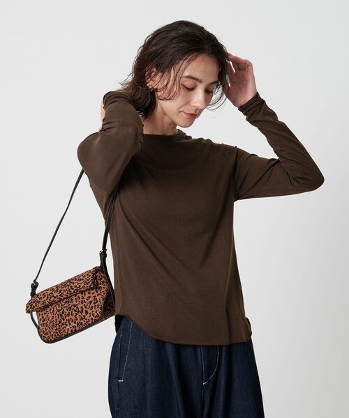 tシャツ セルロースウールブレンド クルーネックカットソー レディース | BEAUTY＆YOUTH UNITED ARROWS | 23