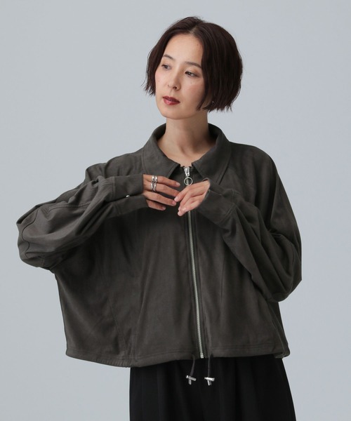 LEPSIM（レプシィム） ブルゾン アウター フェイクスエードドロスト