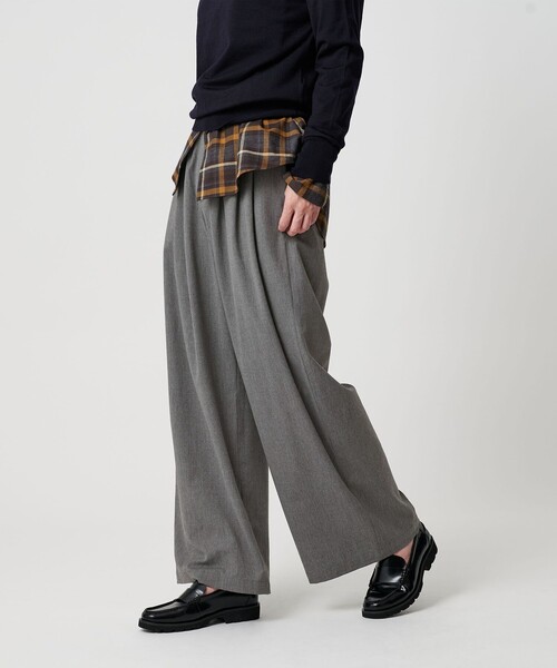 BEAUTY＆YOUTH UNITED ARROWS パンツ 毛ポリエステルレーヨンブレンド