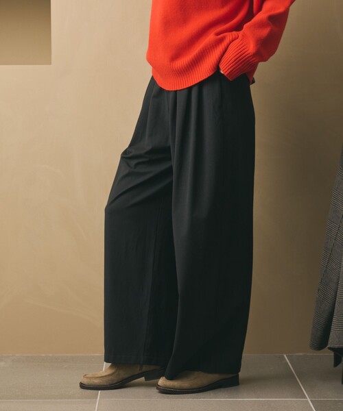 BEAUTY＆YOUTH UNITED ARROWS パンツ 毛ポリエステルレーヨンブレンド