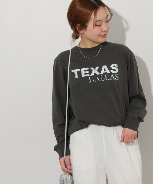 「JOURNAL STANDARD relume」 長袖カットソー FREE ベージュ レディース_画像4