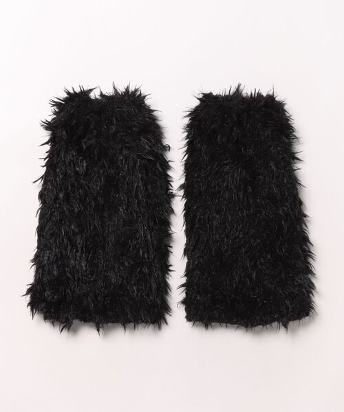 レッグウォーマー 「インパクト抜群×トレンド映え」レディース ファー