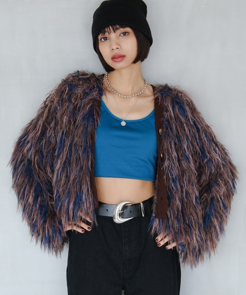 PAGEBOY（ページボーイ） カーディガン モンスターモップカーディガン
