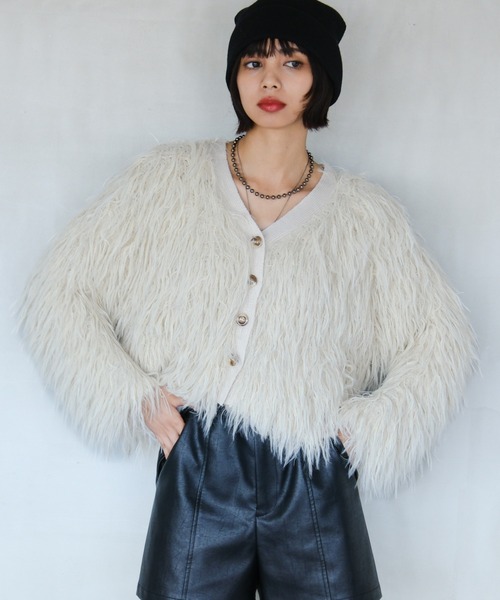 PAGEBOY（ページボーイ） カーディガン モンスターモップカーディガン