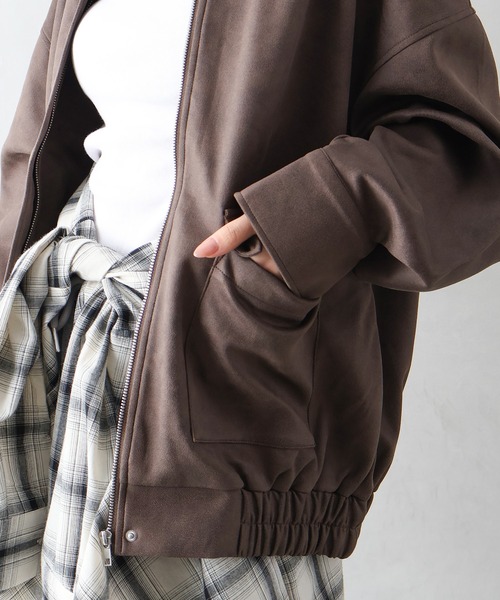 SpRay(スプレイ) ブルゾン アウター ヴィンテージスウェードZIP SpRay(スプレイ) ブルゾン アウター ヴィンテージスウェードZIP