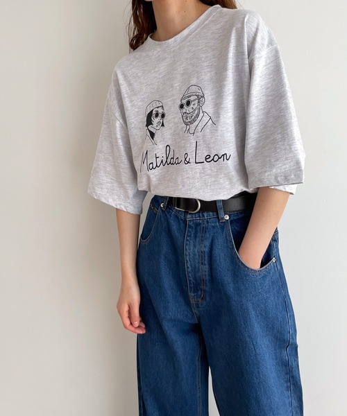 「CANAL JEAN」 半袖Tシャツ ONE SIZE ホワイト レディース_画像8