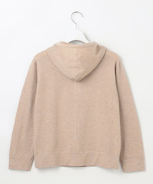 「J.PRESS Ladies」 ニットパーカー SMALL ブラック レディース_画像9