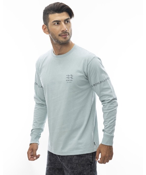 BILLABONG（ビラボン） 長袖Tシャツ MEDIUM ブルー メンズ : ZOZOTOWN