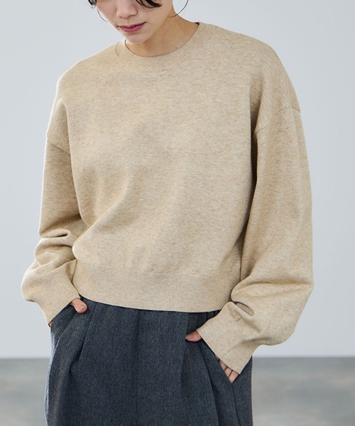 ニット セーター milli de l'air コンフィーズボクシーニット