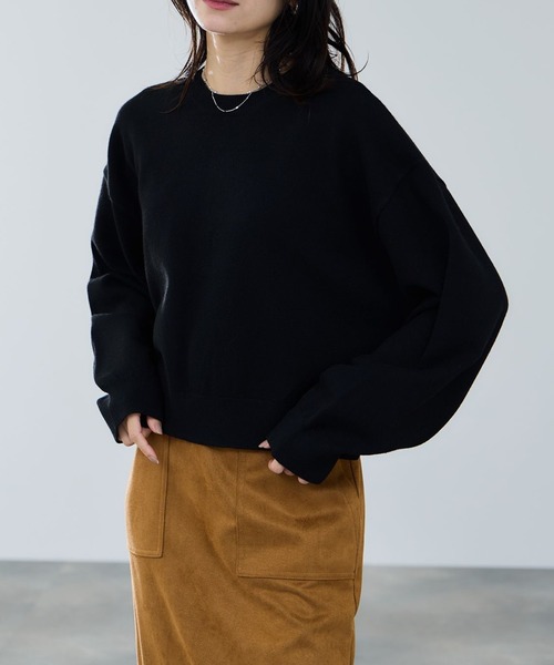 ARCHIVIO 黒 ニットセーター サイズM ANY｜【洗濯機可】ニットセットアップ | Rakuten Fashion(楽天