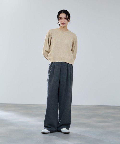 ニット セーター milli de l'air コンフィーズボクシーニット