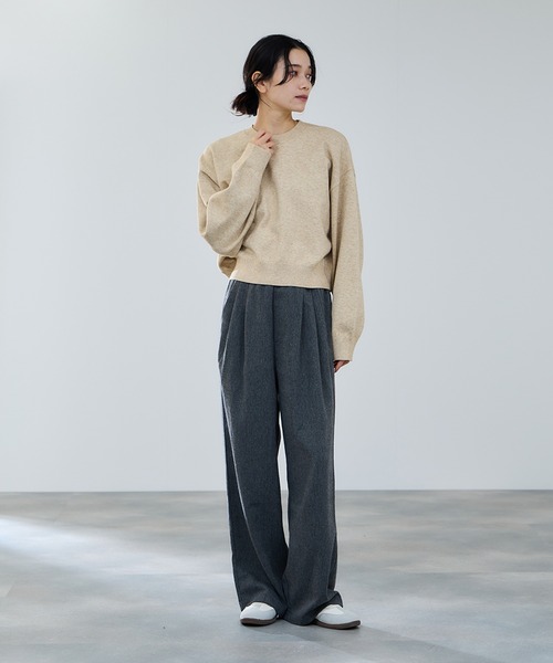 ニット セーター milli de l'air コンフィーズボクシーニット