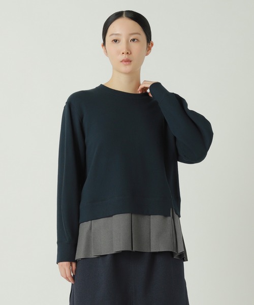 ZUCCa / ドッキングスウェット / 新品タグつき ZUCCa（ズッカ） トレーナー スウェット ドッキングスウェット