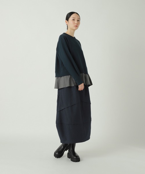 ZUCCa / ドッキングスウェット / 新品タグつき ZUCCa（ズッカ） トレーナー スウェット ドッキングスウェット