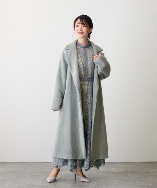 「Dorry Doll」 半袖ワンピース L ラベンダー レディース_画像5