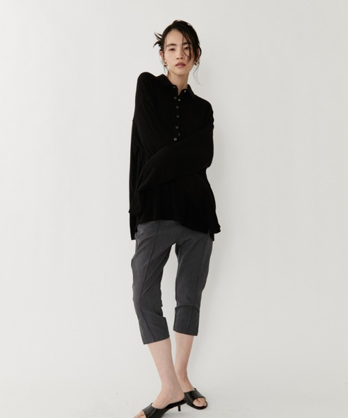 VION ポロシャツ ポロ Polo Loose Long Sleeve TEE / ポロルーズロング