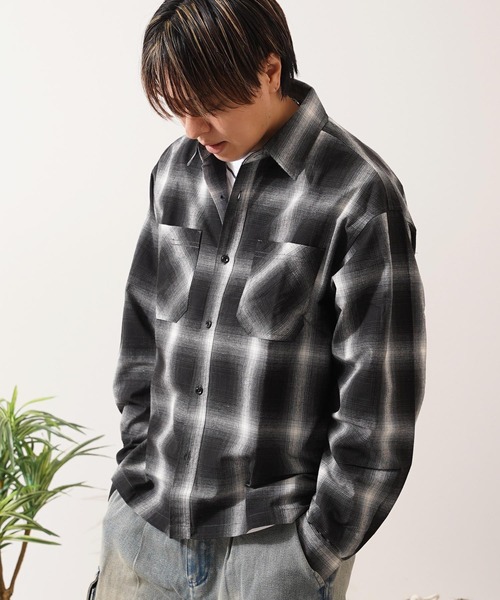 シャツ オンブレチェックシャツ / Ombre Check Shirt メンズ