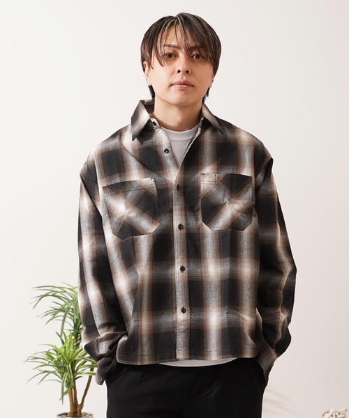 シャツ オンブレチェックシャツ / Ombre Check Shirt メンズ