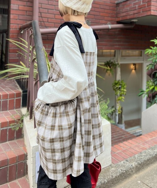 w closet（ダブルクローゼット） チュニック 「長さ調節可能！」肩