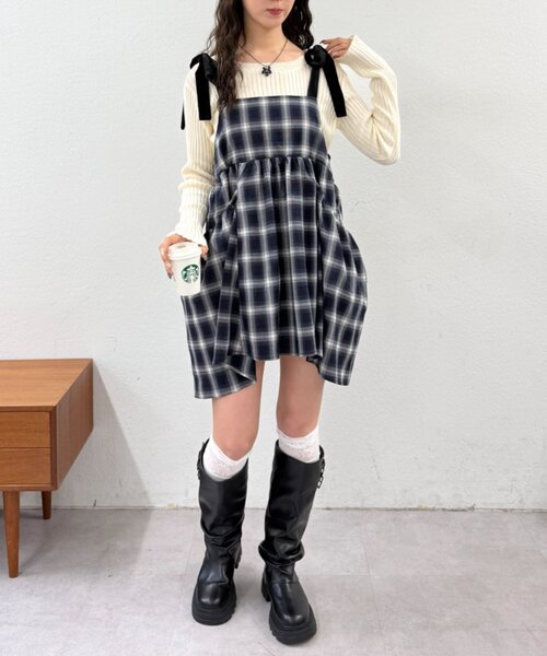 w closet（ダブルクローゼット） チュニック 「長さ調節可能！」肩