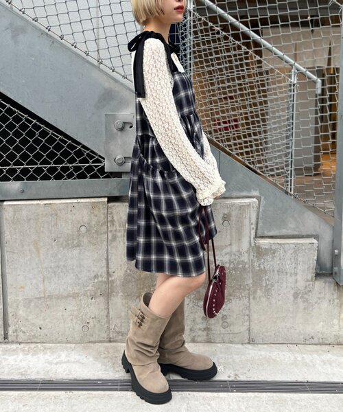 w closet（ダブルクローゼット） チュニック 「長さ調節可能！」肩