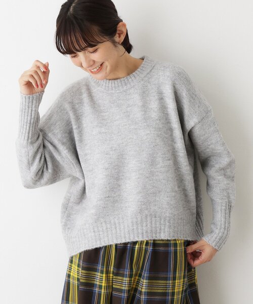 Dessin（デッサン） ニット セーター 「洗える」クルーネックワイド