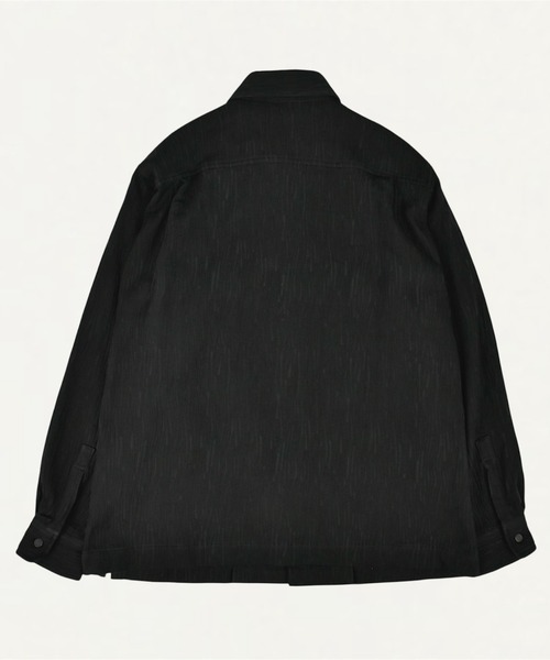 ブルゾン アウター 「TAAKK/ターク」CREPE POCKET SHIRT メンズの画像