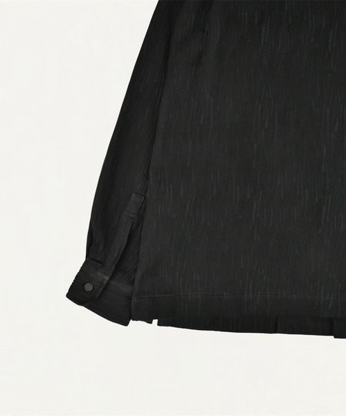 ブルゾン アウター 「TAAKK/ターク」CREPE POCKET SHIRT メンズの画像