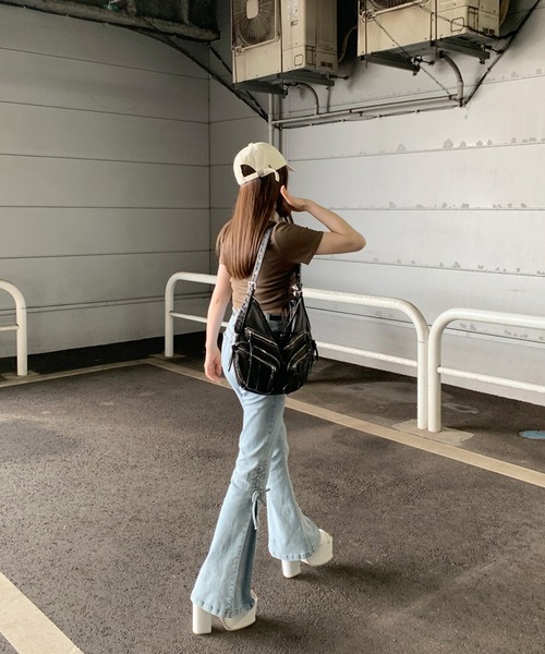 「non-hedge」 ショルダーバッグ FREE ブラウン レディース_画像4