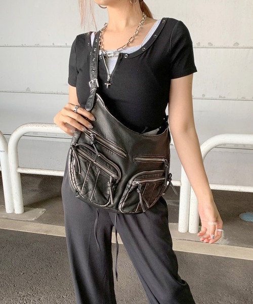 「non-hedge」 ショルダーバッグ FREE ブラウン レディース_画像9