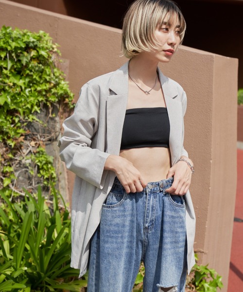 「Auntie Rosa Holiday」 テーラードジャケット FREE ベージュ レディース_画像3