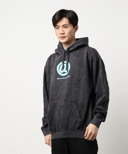 「ANTI SOCIAL SOCIAL CLUB」 プルオーバーパーカー X-LARGE ブラック メンズ_画像4
