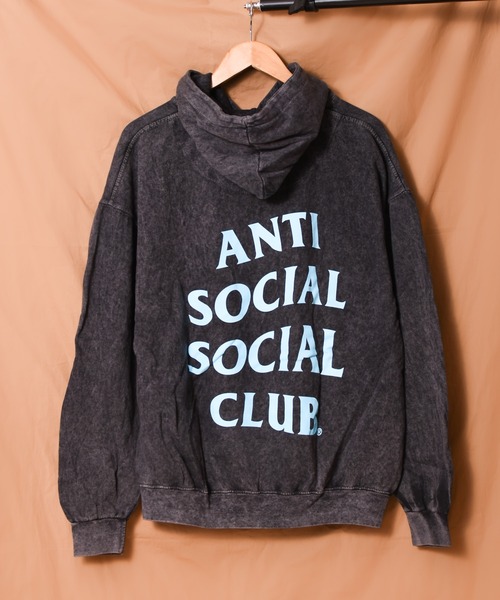 「ANTI SOCIAL SOCIAL CLUB」 プルオーバーパーカー X-LARGE ブラック メンズ_画像9